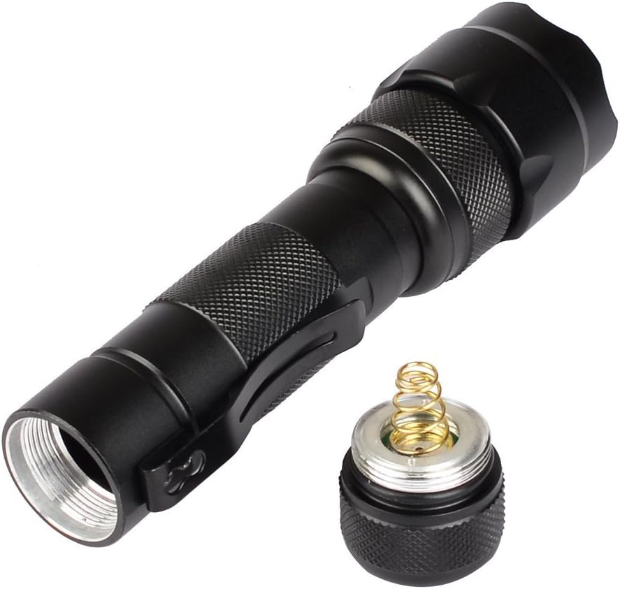BESTSUN WF-502B Single Mode 1200 Lumens LED Flashlight, Ultra Bright Cree XM-L2 LED Tactical Flashlight, Waterproof Portable Mini Handheld Flashlight for Camping Outdoors Walking Hunting, 2 Pack : Tools & Home Improvement