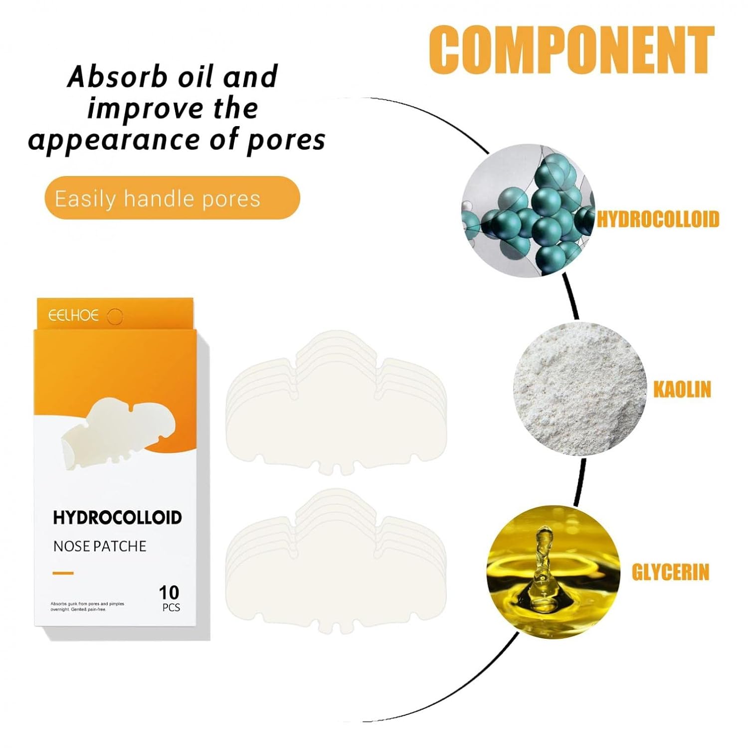 ZITIANY Pore Cleansing Strips for Nose Pores, Pimples, Zits and Oil, Overnight Pore Strips to Absorb Acne Nose Gunk, Deep Cleansing Instant Pore Unclogging : Beauty & Personal Care