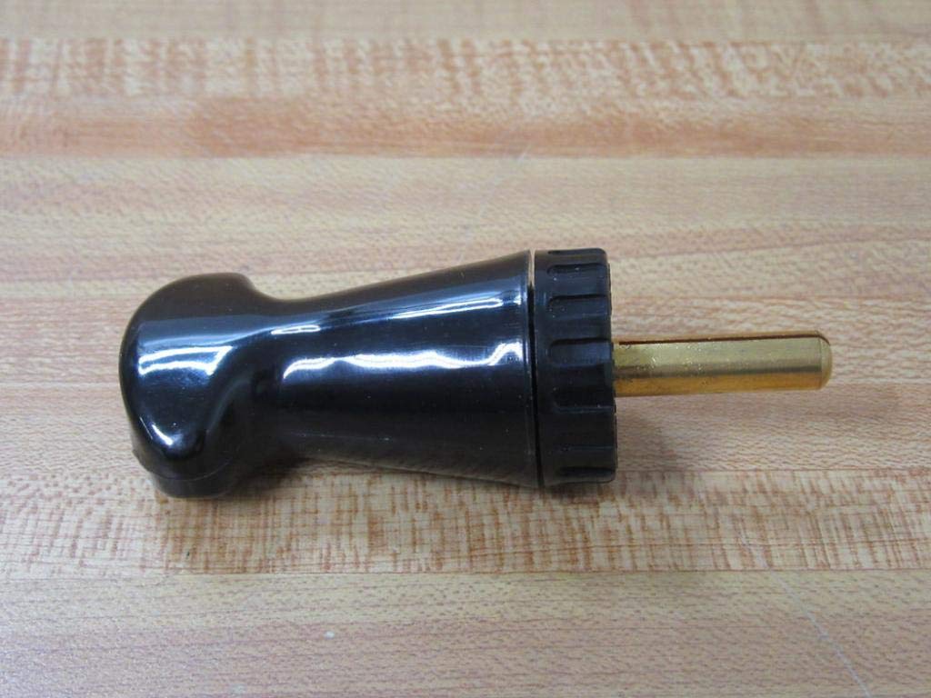 SUPERIOR ELECTRIC PP100GB TEST PLUG, PIN-PLUG, 100A, BLACK