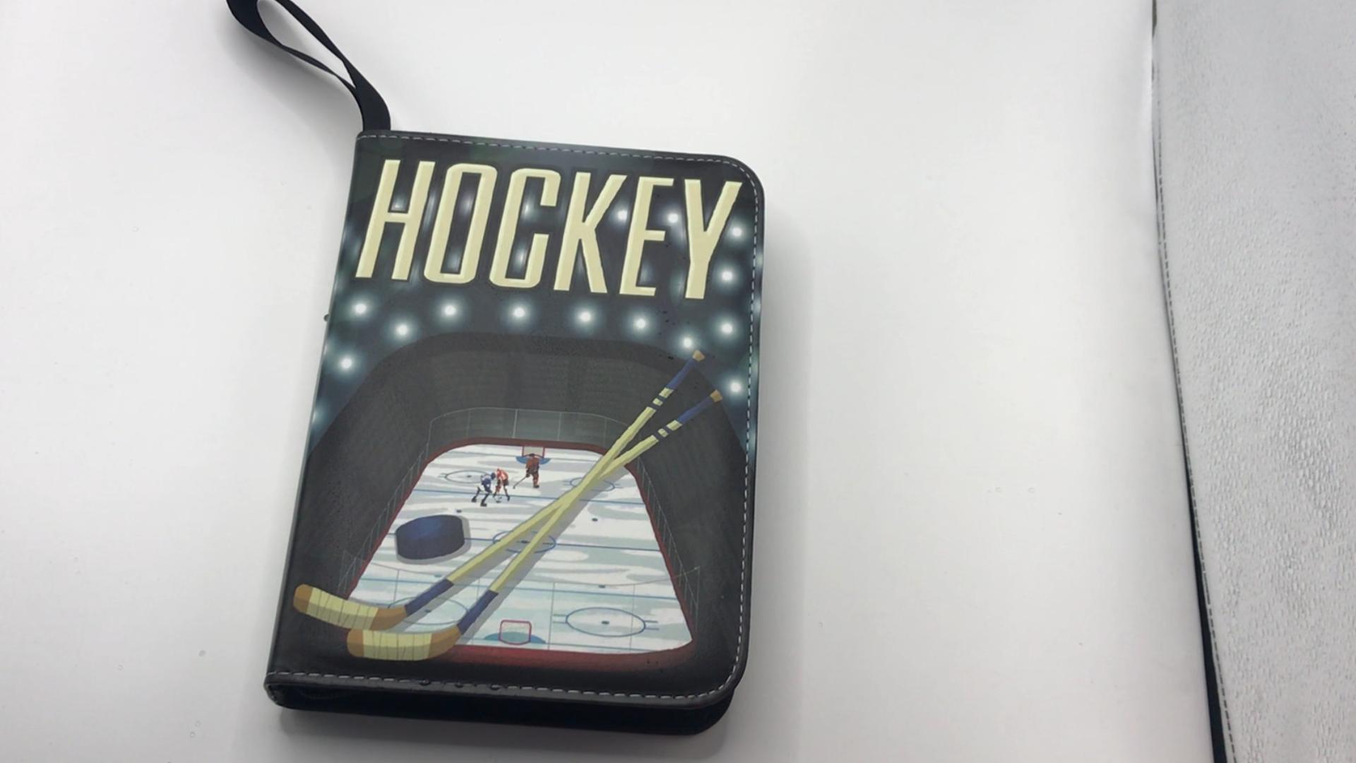 hockey card binder amazon Amazon.com: Hockey Card Binder 400 Pockets, Trading Card Binder 4 Pocket  with 50 Removable Sleeves Fits 400 Sport Cards, 3 Ring Card Holder Binder  with Zipper, Collector Storage Album : Toys & Games