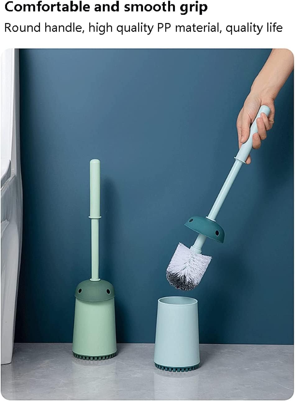 Szczotka toaletowa Set van 2 toiletborstels met voet Toiletpotborstel en standaard, schone afvoer Toiletreinigerborstel Huistoiletwasser Moda