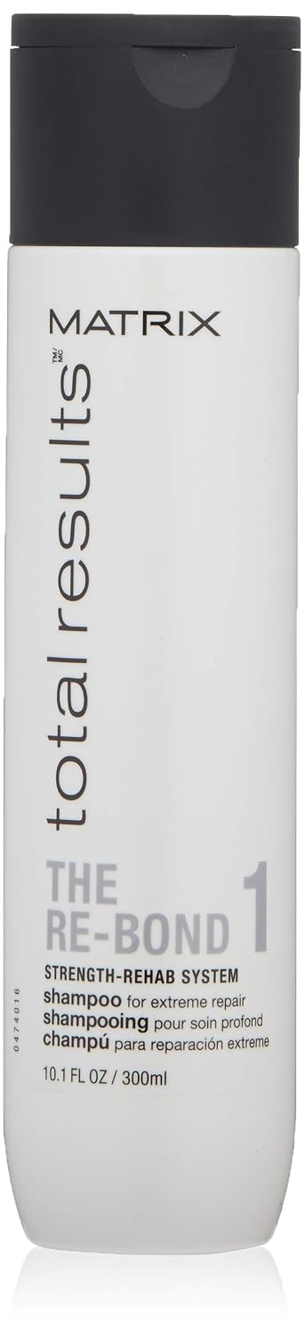 MATRIX Total Results the Re-Bond Shampoo, Repairs Extremely Damaged Weak Hair, for Over Processed Hair