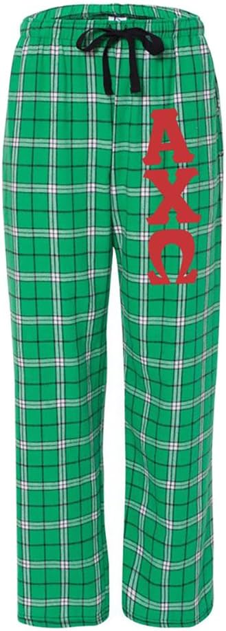 Alpha Chi Omega Pajamas Flannel Plaid Pant