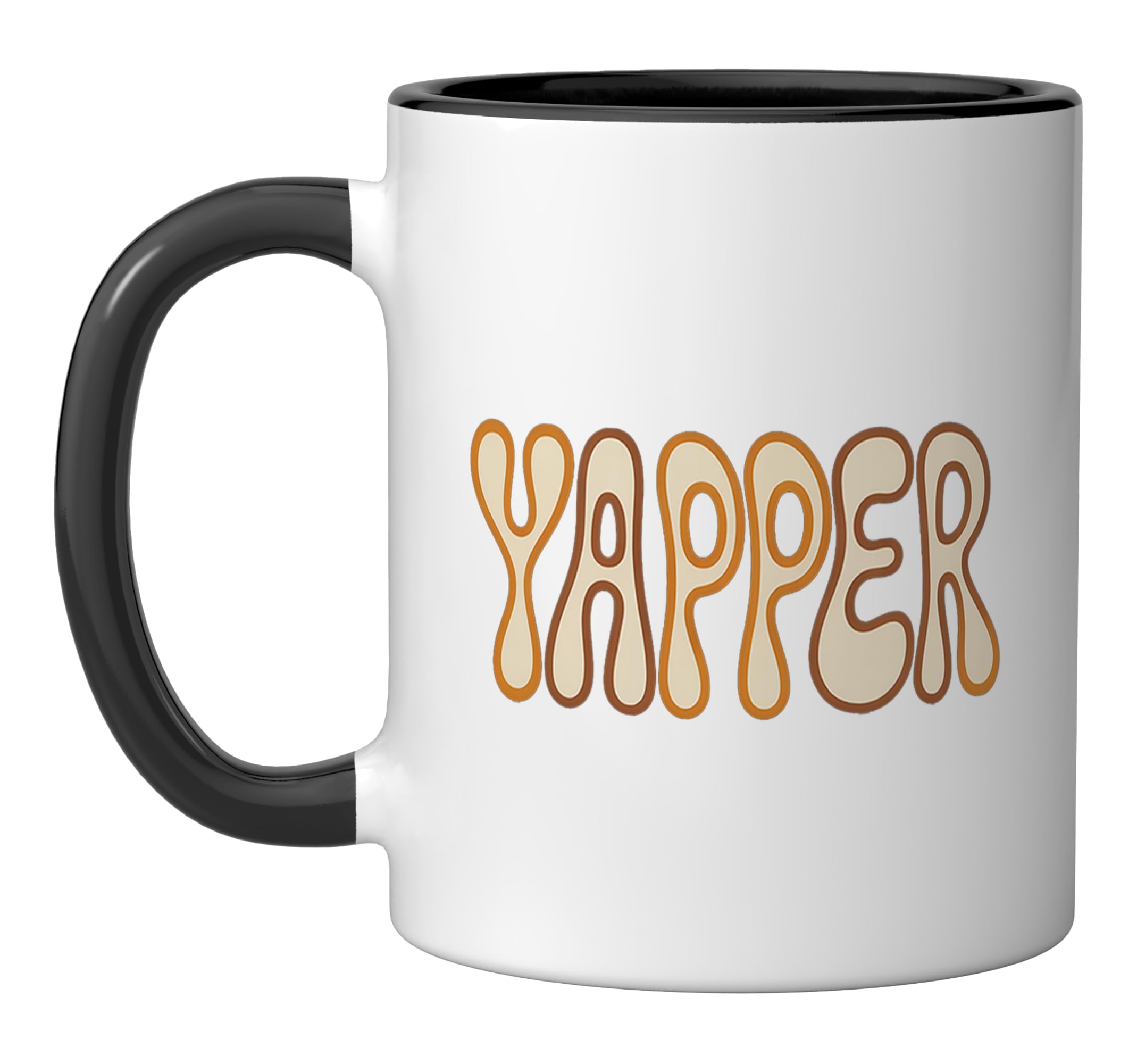 Yapper Retro Bubble Font Mug