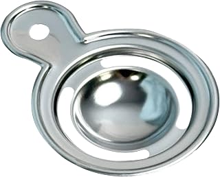 Egg Yolk White Filter - Stainless Steel Egg Separator, Food Grade Eggs Divider Tool | Metal Eggs White Sieve Extractor | Kitchen Cooking Baking Pastry Preparation Accessory