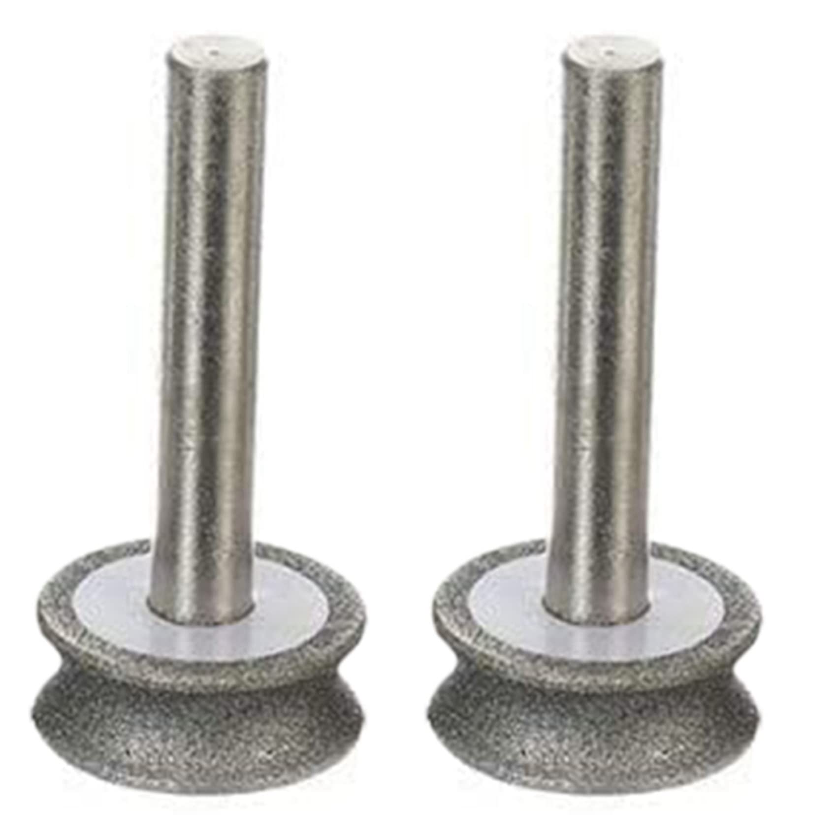 Jnchdghwa As Shown 2X Grinding Wheel Grinding Wheel For Glass Airplane Straight Edge Chamfer 6Mm Shank(5Mm)