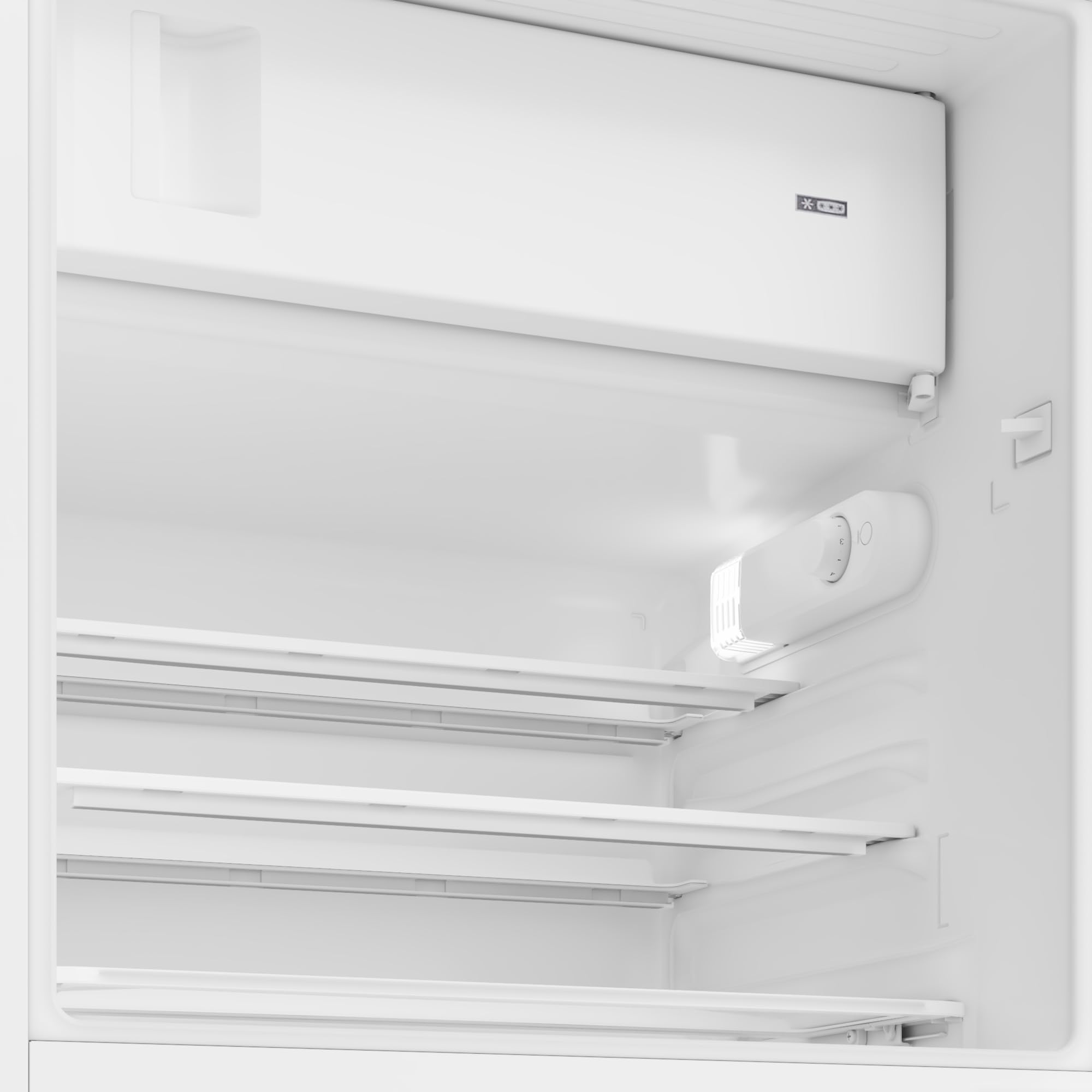 BEKO BU1153HCN - Réfrigérateur intégrable Table Top 107L (92+15L) - Froid statique - L59,5x H81,8cm - Blanc