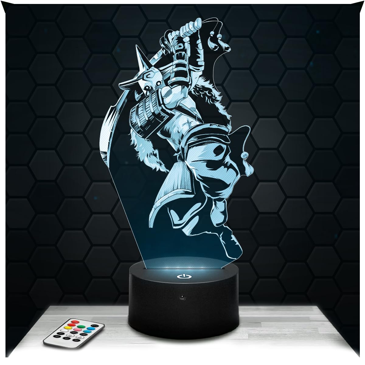 Lampephoto.fr - Juggernaut Defense of The Ancients D 3D Lamp, Gift Idea for Teenagers, Juggernaut Gaming Gamer Video Games Teenage Boy's Room Decor Office Christmas, Gift Idea, Merchandising