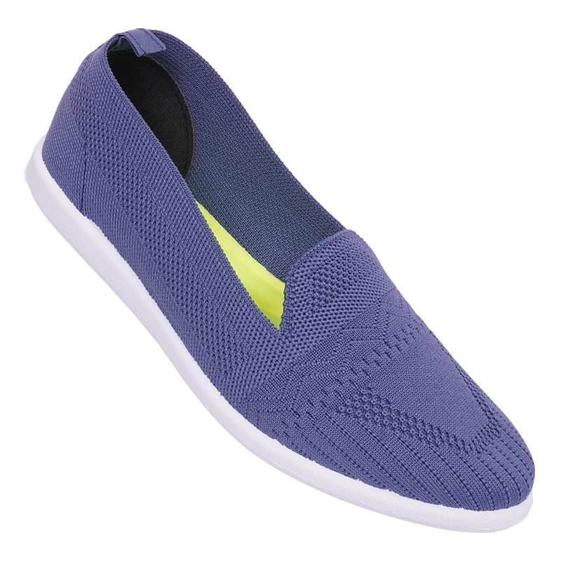 Image of Liberty Flexible Memory Foam Women's Shoes-Classic-01-Sky Blue-07