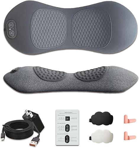 Masajeador de espalda suave de triple fusión con calor, masajeador de cuello, hombros y espalda con calor, tejido profundo cuello hombros para