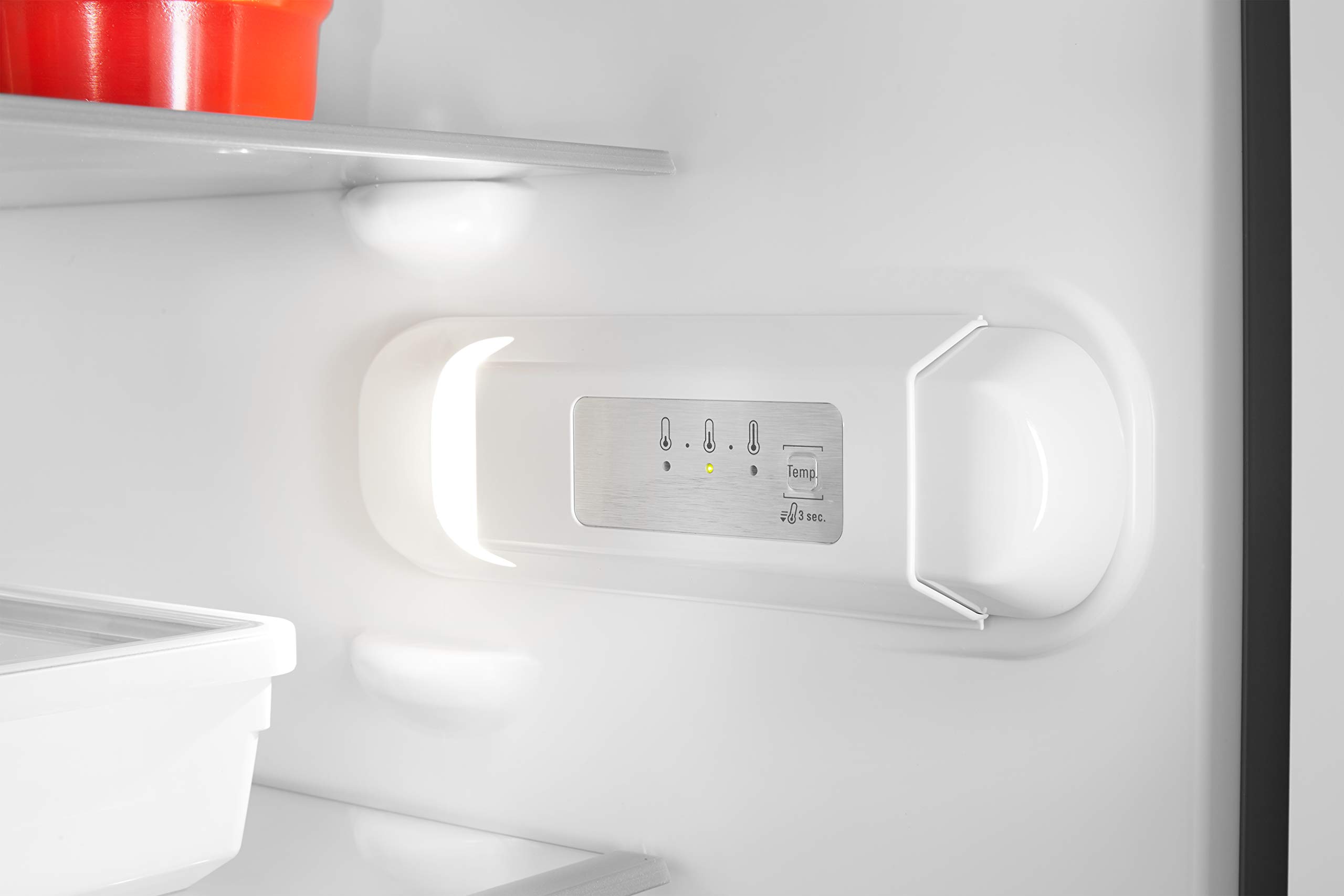 Bauknecht - Congélateur KGNF 18 A3 - Combinaison réfrigérateur-congélateur - A+++ - 189 cm de haut - Espace frais de222 l - Espace congélateur de97 L - ProFresh - NoFrost - ProTouch - Acier inoxydable
