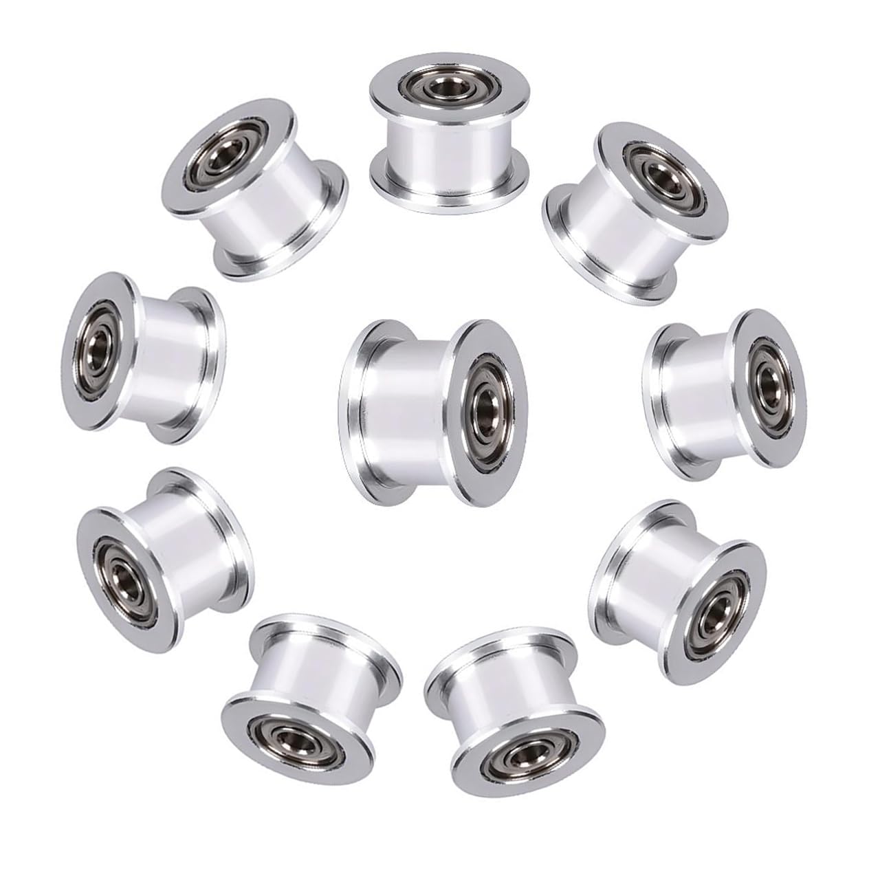 ベアリング プーリー ホイール,, 33個 外径90mm ケーブルマシン Amazon | Newwish GT2 アイドラープーリー 16T 3mm ボア 6mm 幅、GT2