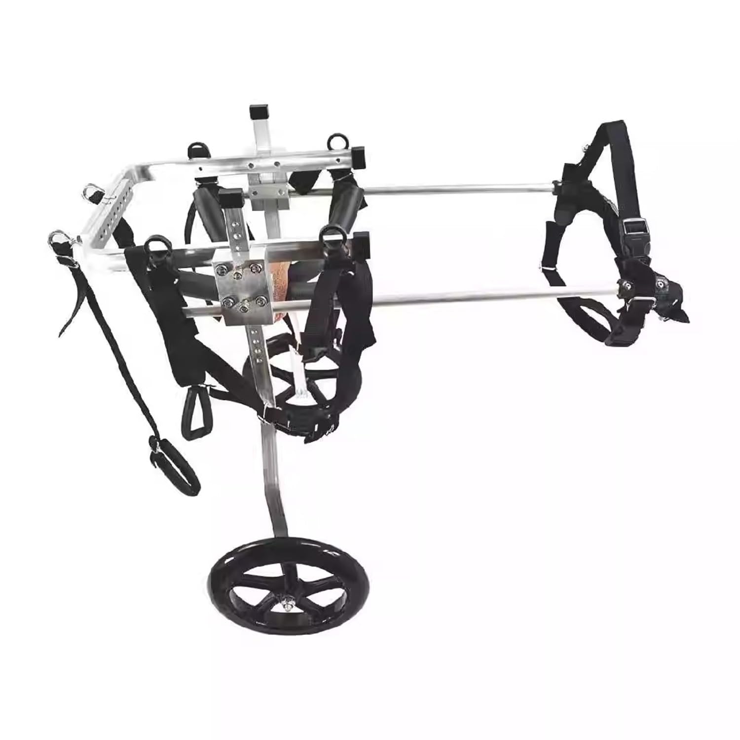 Yinian 2 Ruote Sedia a Rotelle per Cane Carrello per Disabili Scooter per Animali Domestici Carrello per Cani Disabili con Ruote per Riabilitazione di Gambe di Animali Disabili(Size:XL（20-30kg）)