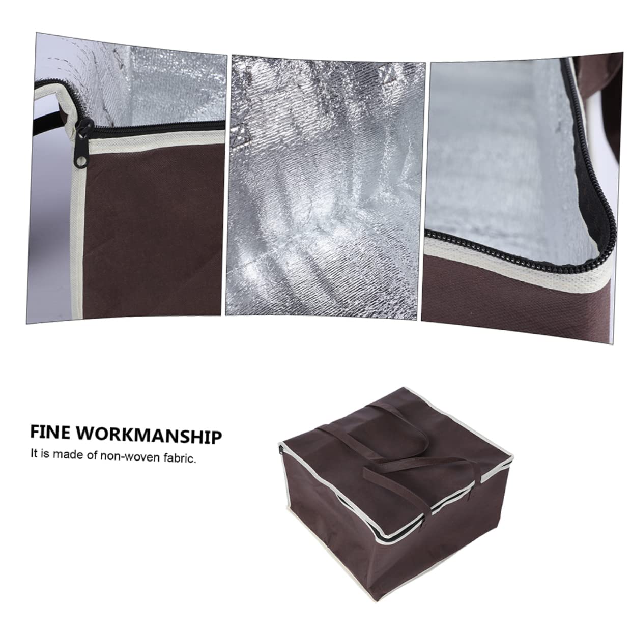 Sac d'emballage de gâteau para Comida Sac à déjeuner Fourre-tout de camping isolé Fourre-tout thermique Sac à déjeuner isolé Sac isolé Camping Sac de nourriture chaude Sac d'épicerie isolé Nourritur