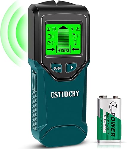 Buscador de pernos – Escáner electrónico de pared 5 en 1, sensor de pernos con pantalla LCD digital y chip inteligente inteligente, detector