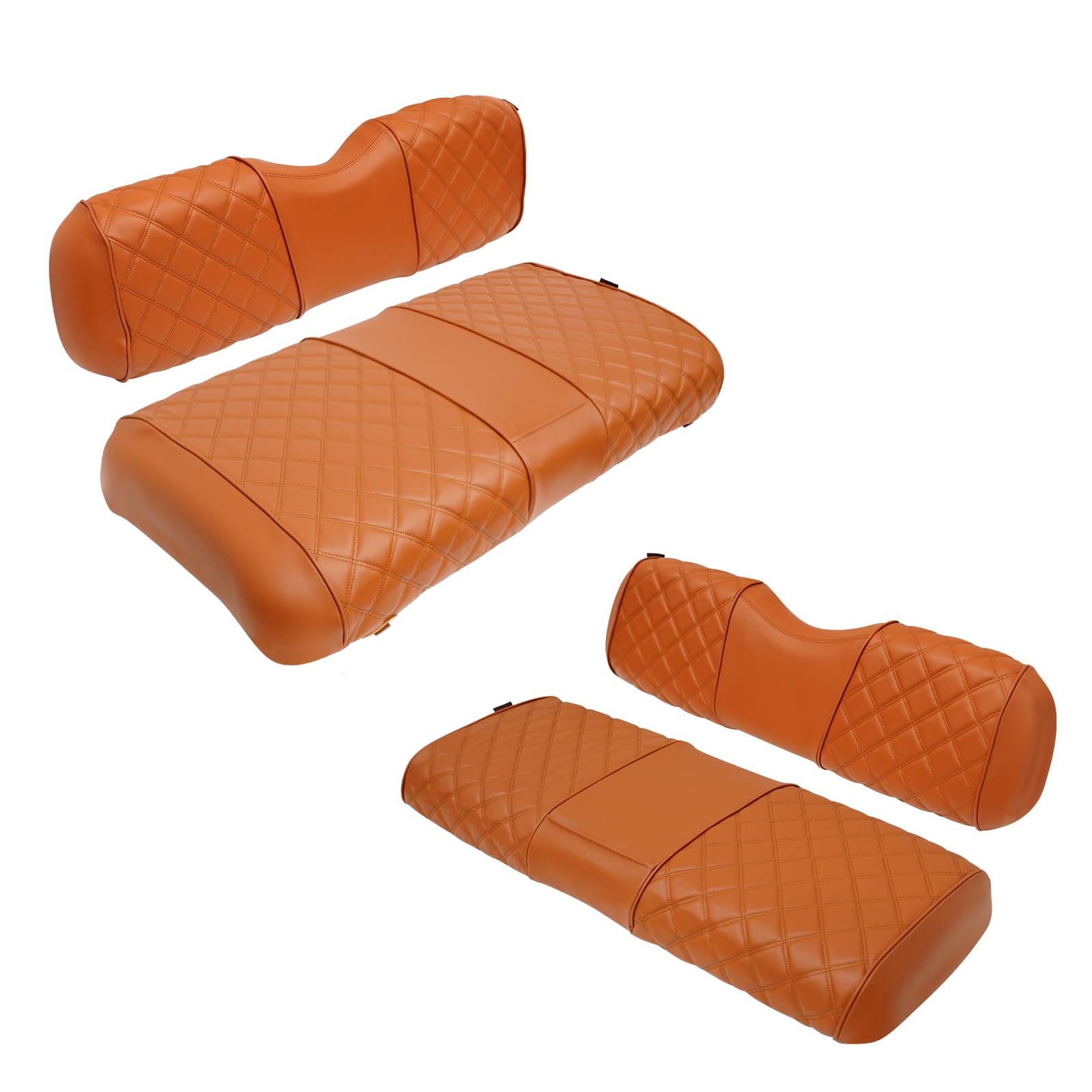 XUANYUDG0769 Golf Cart Front and Rear Seat Covers for EZGO TXT 1994-2013