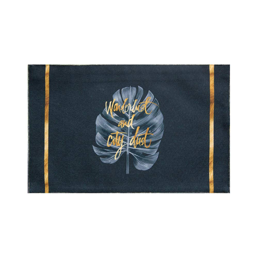 Lklnkvl Cd 0030 Placemats, Heat-Insulated Placemat Cloth Waterproof Cloth-Cd-0035_28 * 44Cm Double Layer(Cd 0030)