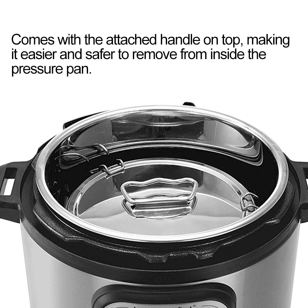 Stampo Per Flan Da 1,5L In Acciaio Inox 304 Con Coperchio E Manico – Per Pentola A Pressione 6-8 QT, Torte, Budini E Sformati