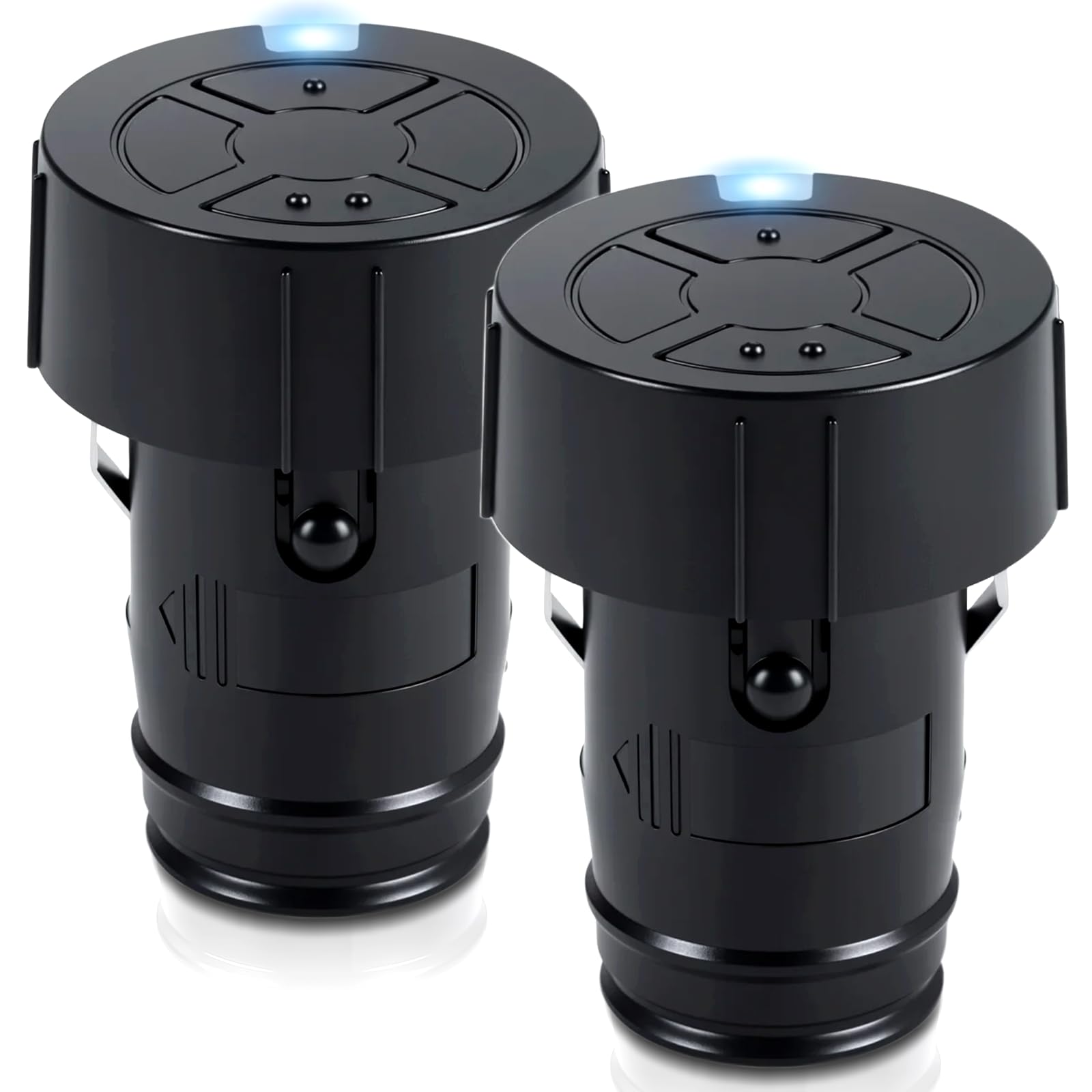 2 Stück 868MHz Handsender Fernbedienung HSZ2 868-BS Garagentoröffner, 2-Tasten Garagentor Fernbedienung kompatibel mit Hörmann Serie 2/3, Ersatz für SupraMatic ProMatic RollMatic RotaMatic LineaMatic