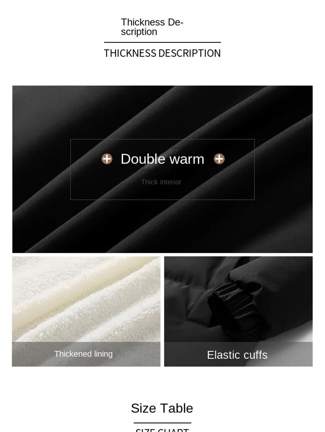 Piumino da uomo Inverno Tinta unita Caldo Addensato All'aperto Stand Collare Cappotto Allentato Imbottito