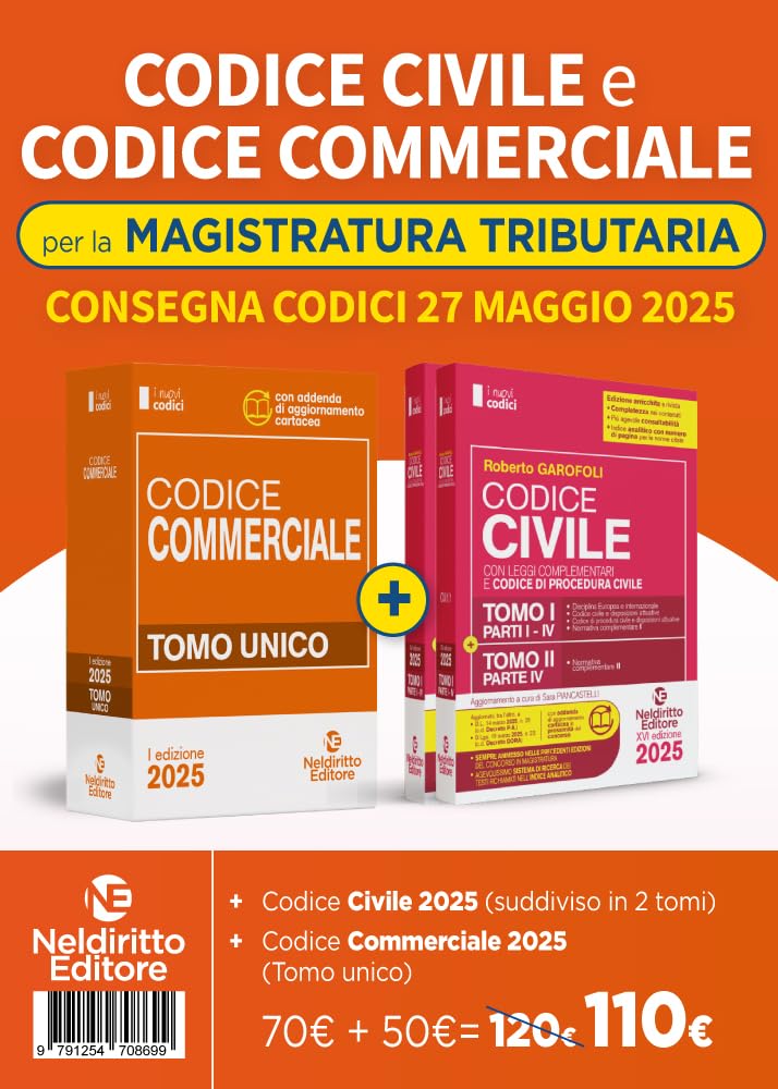 Kit Codice Di Diritto Civile E Diritto Commerciale Per Il Concorso In Magistratura Tributaria - 4