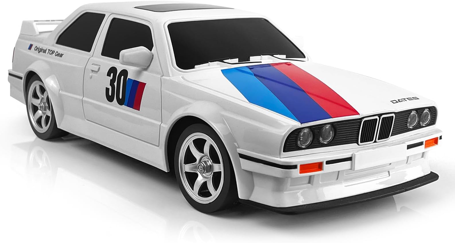 Remote Control Cars 1:16 Scale RC Drift Car 2.4Ghz 30KM/H High Speed 4WD RTR Racing Car with Drift Tires LED Lights 2PCS Rechargeable Batteries RC Sport Cars Toys for Adults Boys Girls Kids Gift