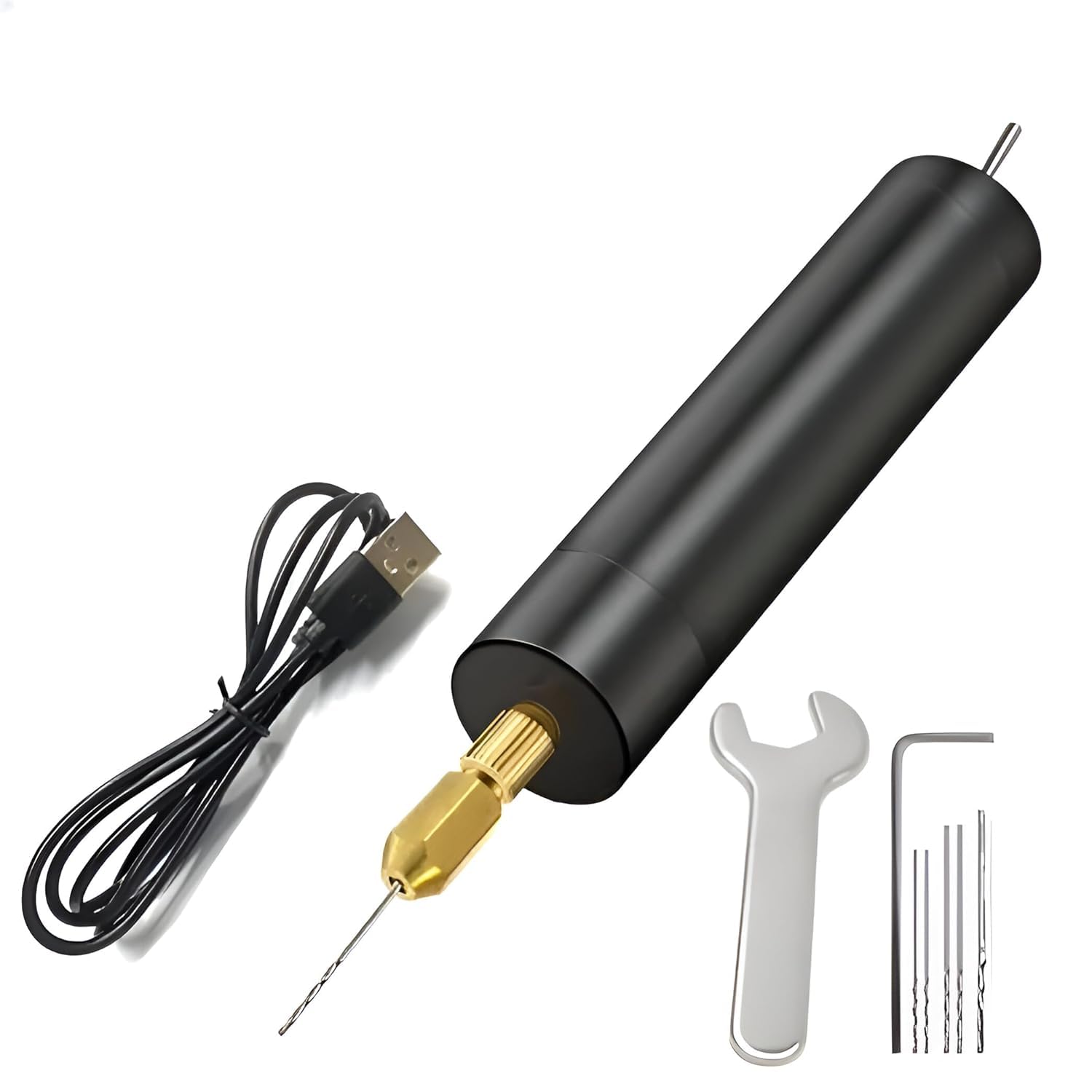 WUKUSY Usb Drill Machine | Powerful Drill Machine - Compact and Portable Electric Drill with USB Charging, Ideal for DIY Projects | 1.5mm Wrench,Including 12v 2A Power Supply and USB Adapter (B0D9TW1XHJ) Amazon Price History, Amazon Price Tracker