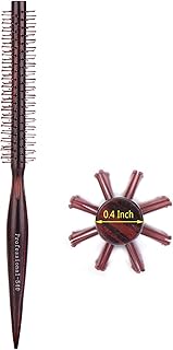 PERFEHAIR Small Mini Round Hair Brush Nylon Bristles, Short Hair Blow Drying Styling Roll Hairbrush
