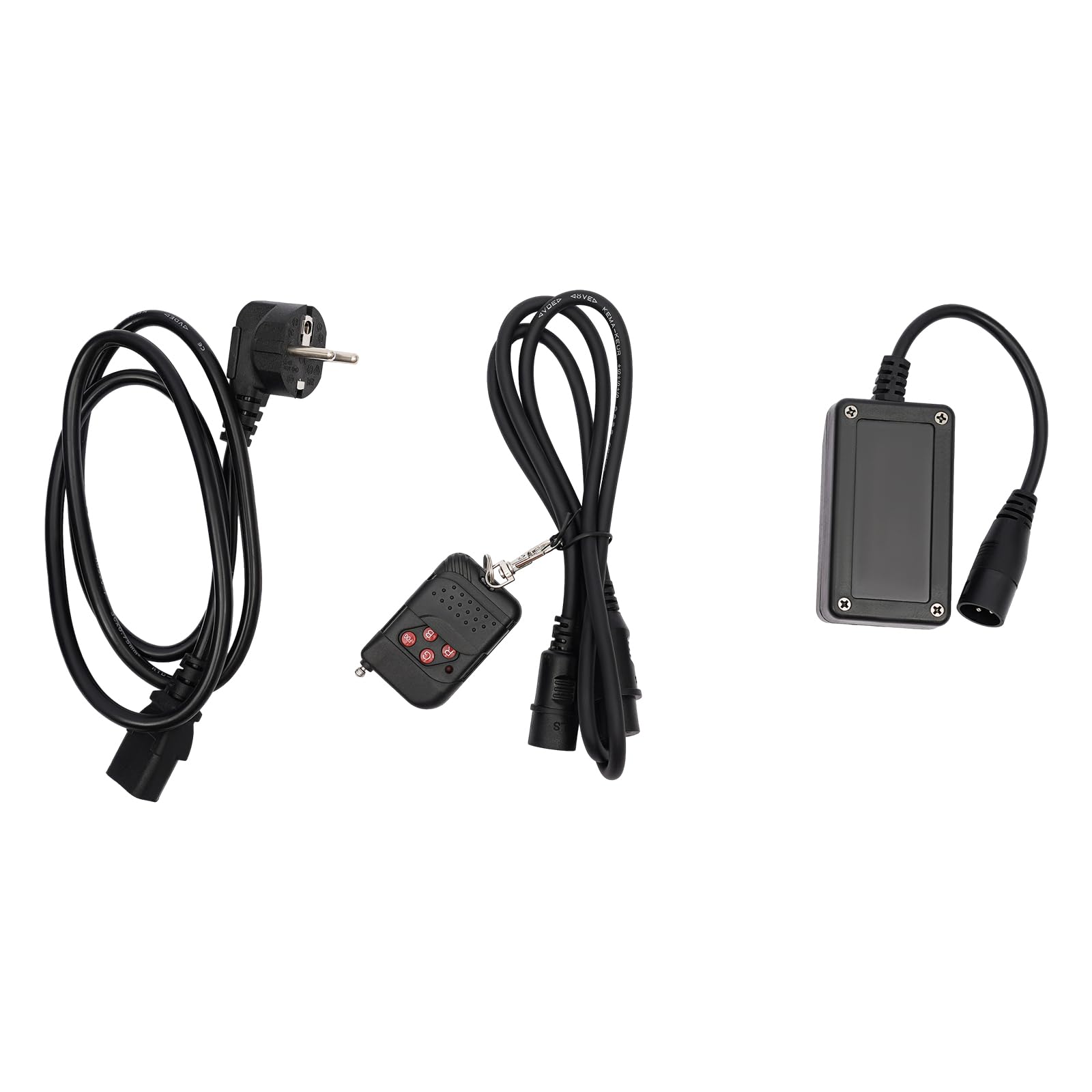 Machine à fumée 3en1 RGB, 1500W - Télécommande sans fil - DMX - Machine à fumée avec 9 LED et indicateur de volume - Convient pour Halloween, Noël, fêtes de mariage et performances sur scène