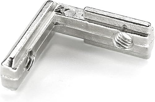 Miniatura 3 de 30 juegos de conectores de esquina interior en forma de L con tornillos Conector de extrusión de aluminio interno serie 2020 Soportes L para ranura