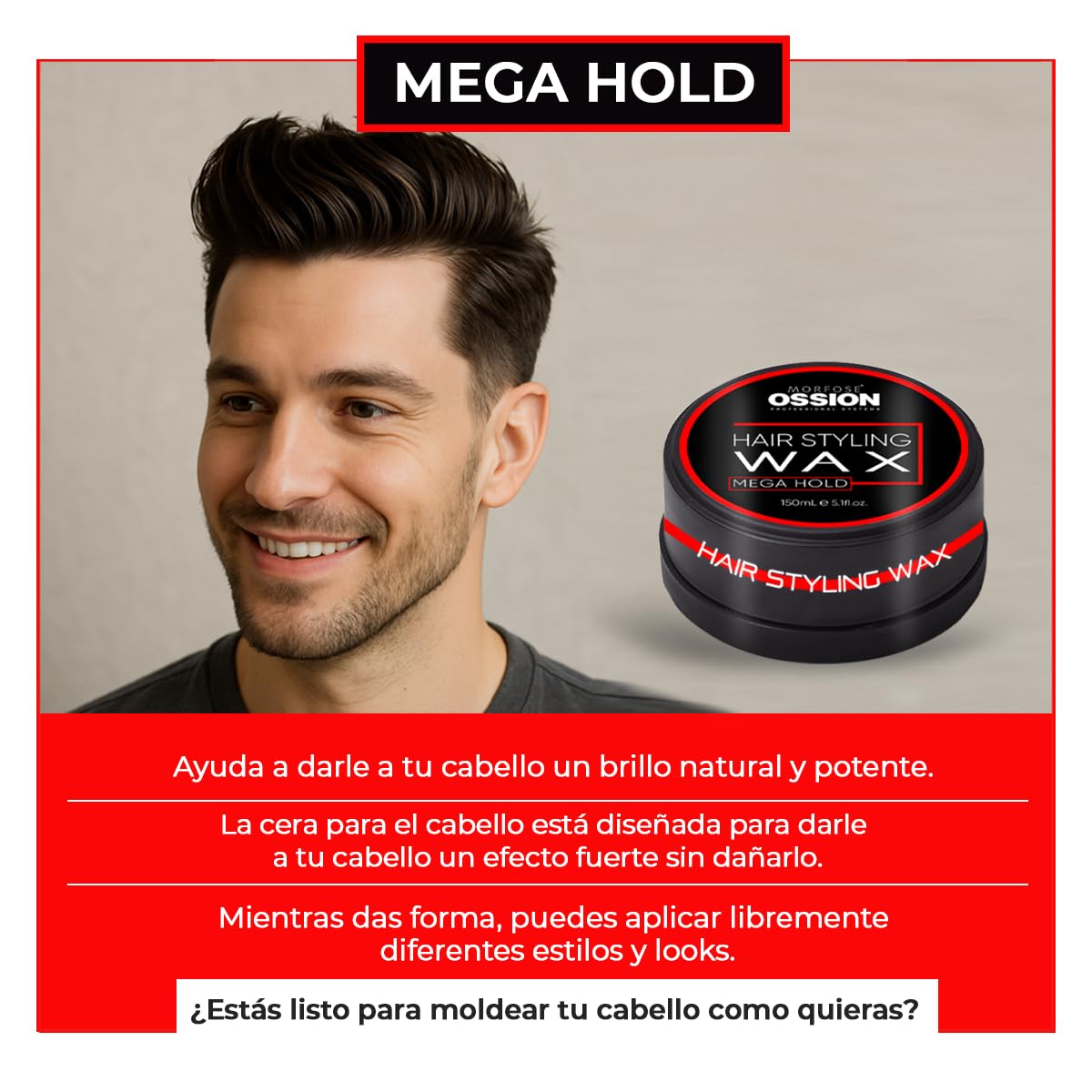 Morfose Ossion PB Wax Mega Hold 150 ml