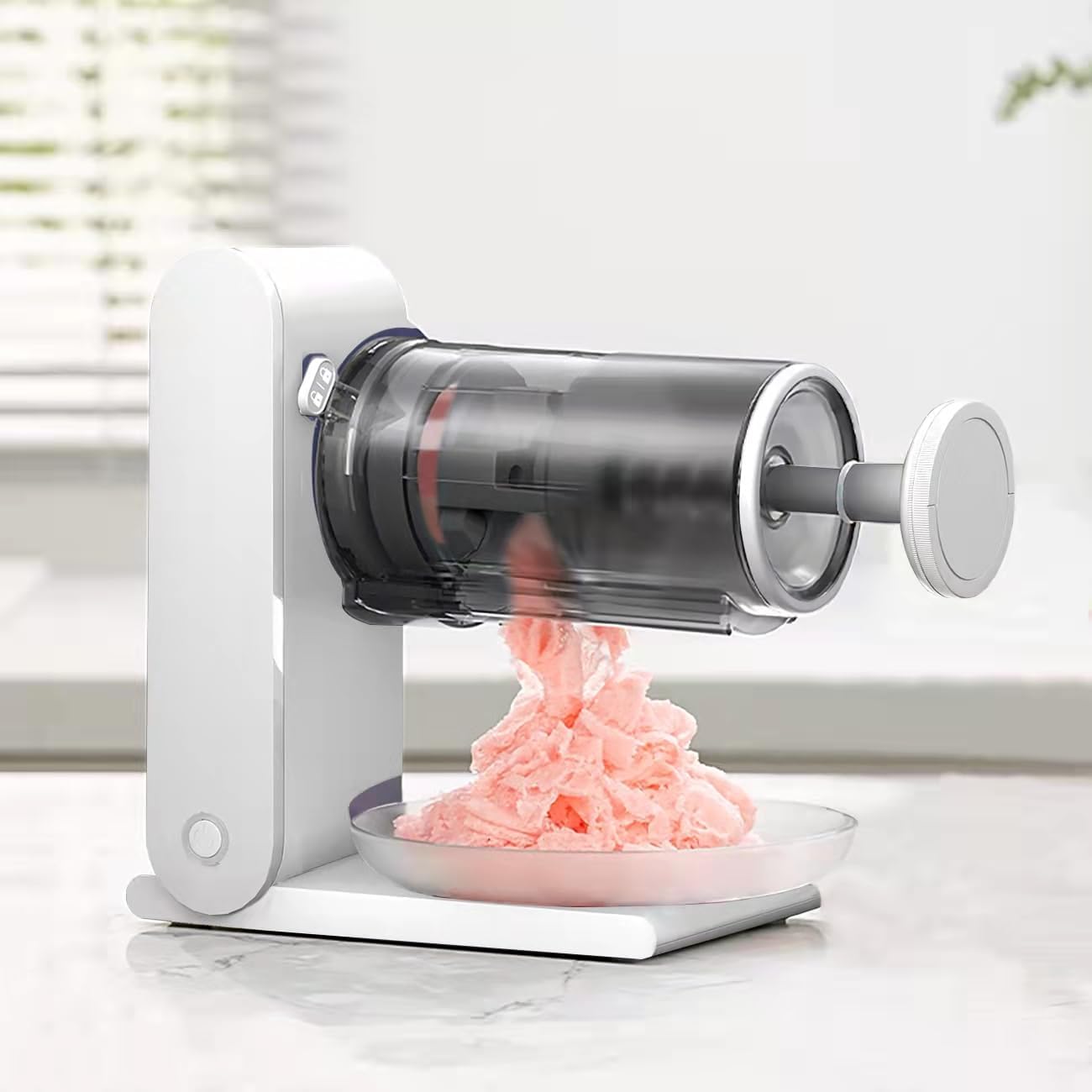 Shave Ice Machine,Electric Snow Cone Machine USB Rechargeable Slushie Maker for Ice cream Cone Smoothie
