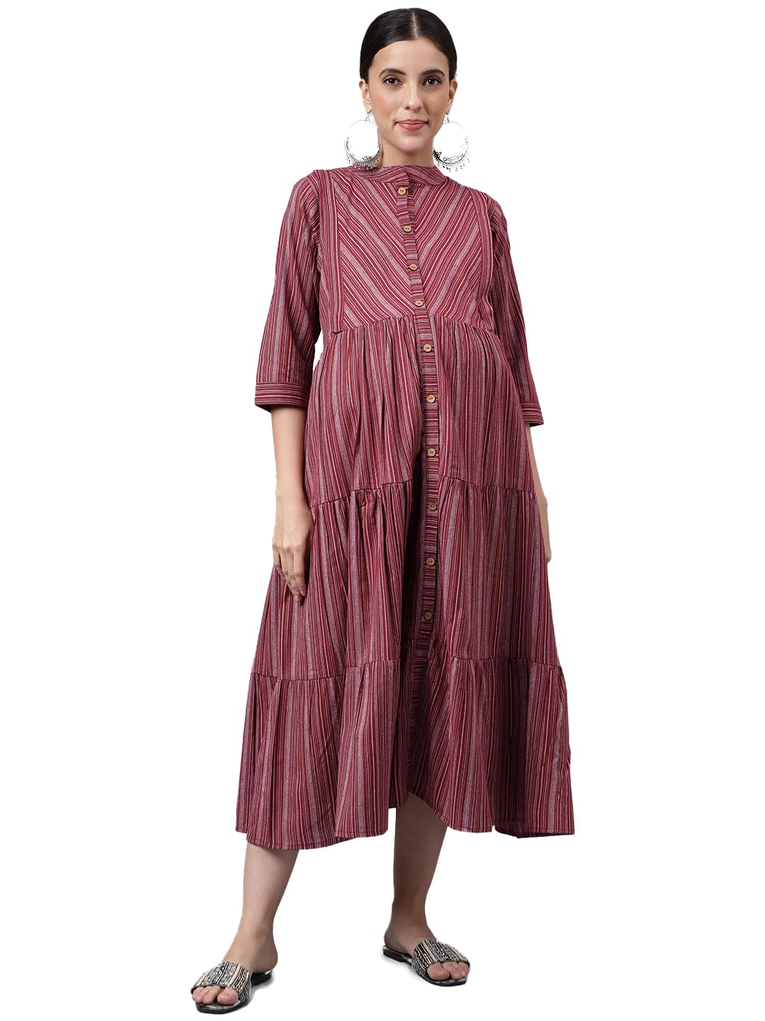 For Pregnant Ladies Pink And Black Maternity Dress Negencotton Grey Black Maternity  Dresses For Women With