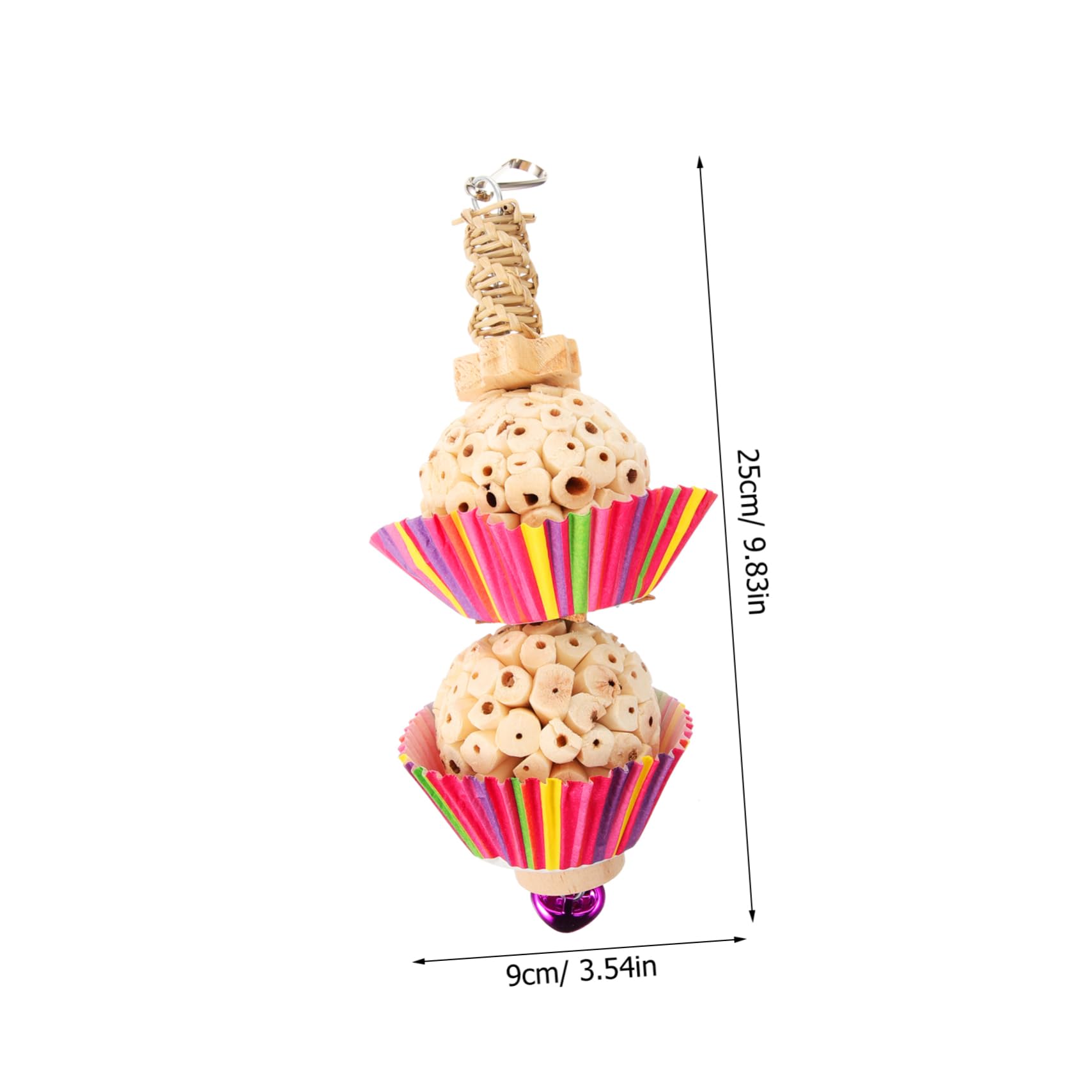 Happyyami Oiseau Jouet Perroquet Perroquets Jouets Suspendus À Mâcher pour Oiseau en Bois s pour Oiseaux Perroquet À Mâcher Suspendu s pour Oiseaux Cage pour