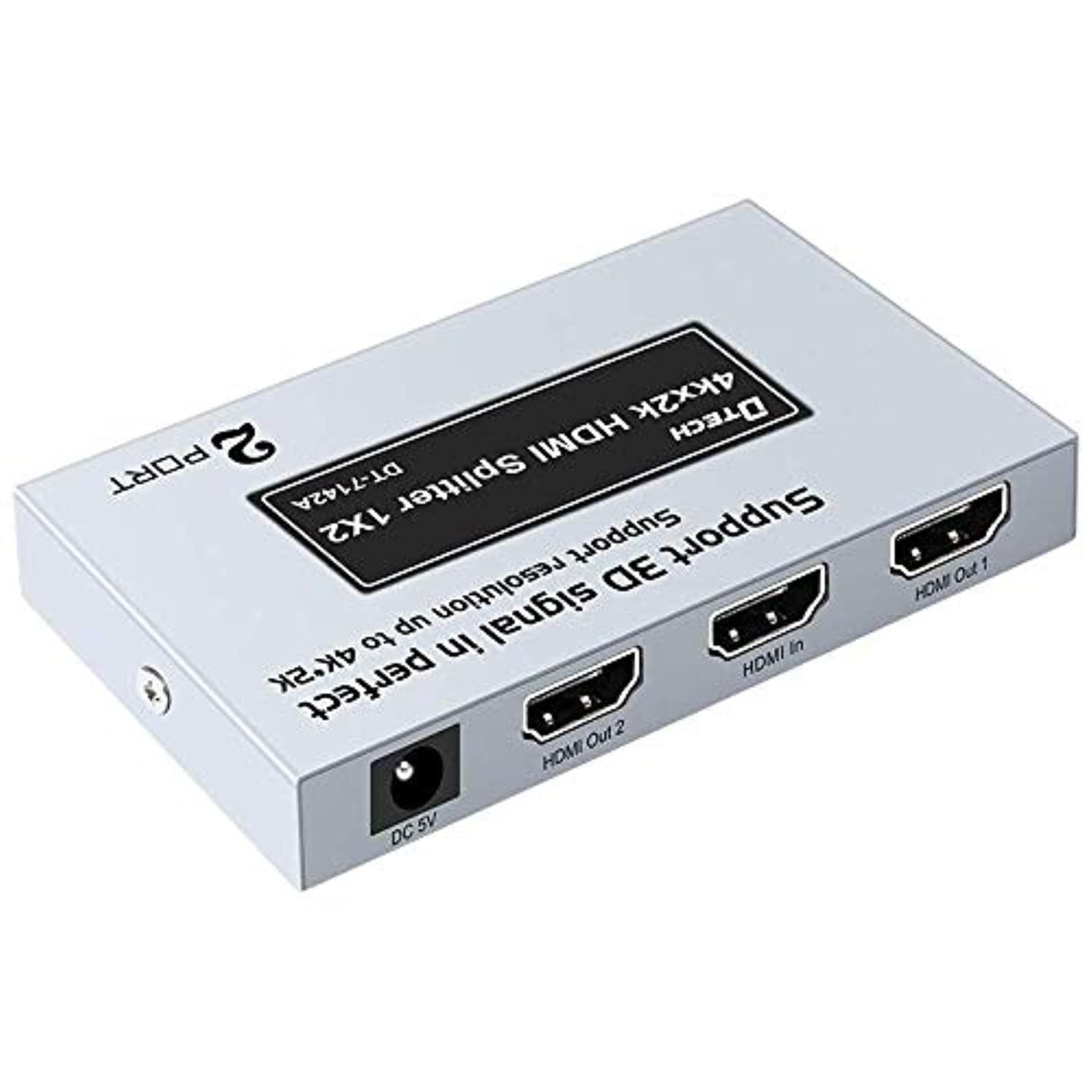 DTech HDMI SPLITTER 1x2 DT-7142A 4Kx2K This product belongs to the HDMI signal distribution category.