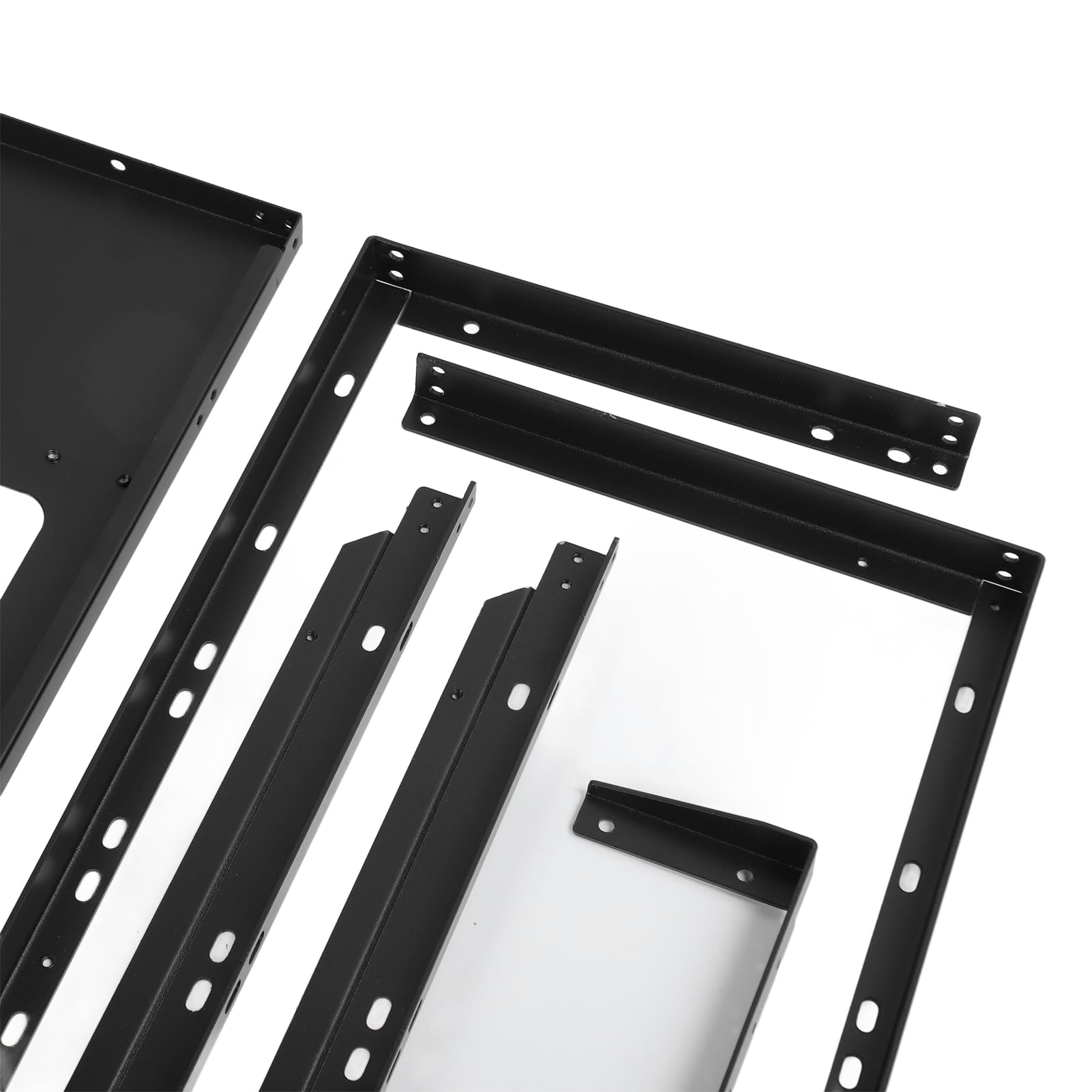 Otwarta Obudowa ATX Rack Stylowa Konstrukcja Obsługuje Płyty Główne EATX ATX MATX ITX do Samodzielnego Montażu Gier Płyta Stalowa 435x340x195mm