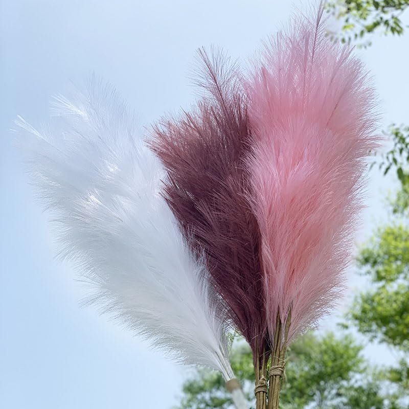 Pampas Grass Large 1Pc 120cm Decoración Artificial miniatura 4