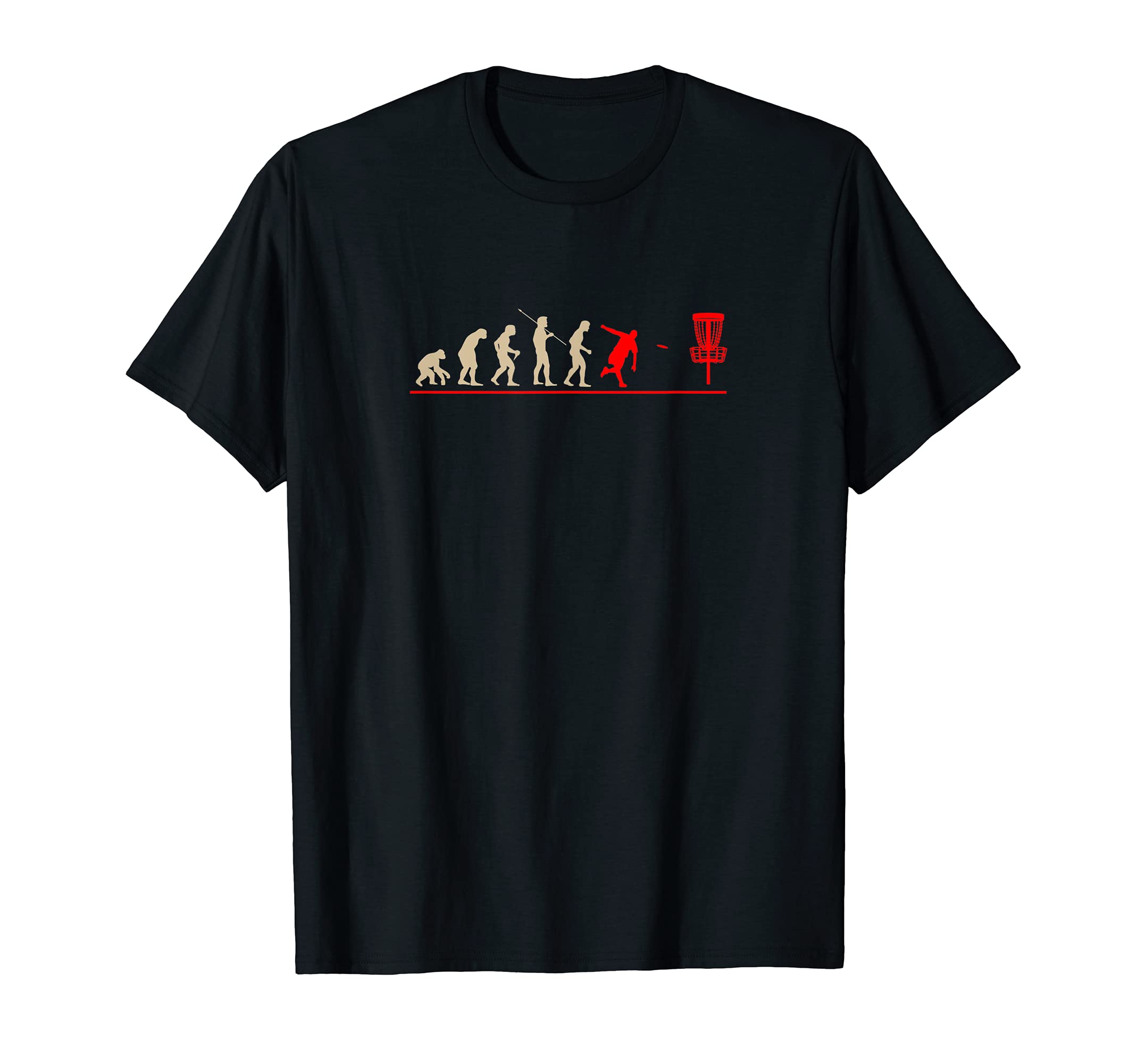 Disc Golf Evolution Frolf Frisbee Gift Discgolf T-Shirt