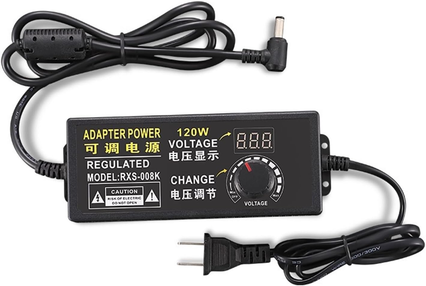 9-24V5A Adjustable Power Adapter 9-24V3A2A1A 120W Temperature Regulation Light Regulation Voltage Regulation Speed Regulation Charger(9-24V1A)