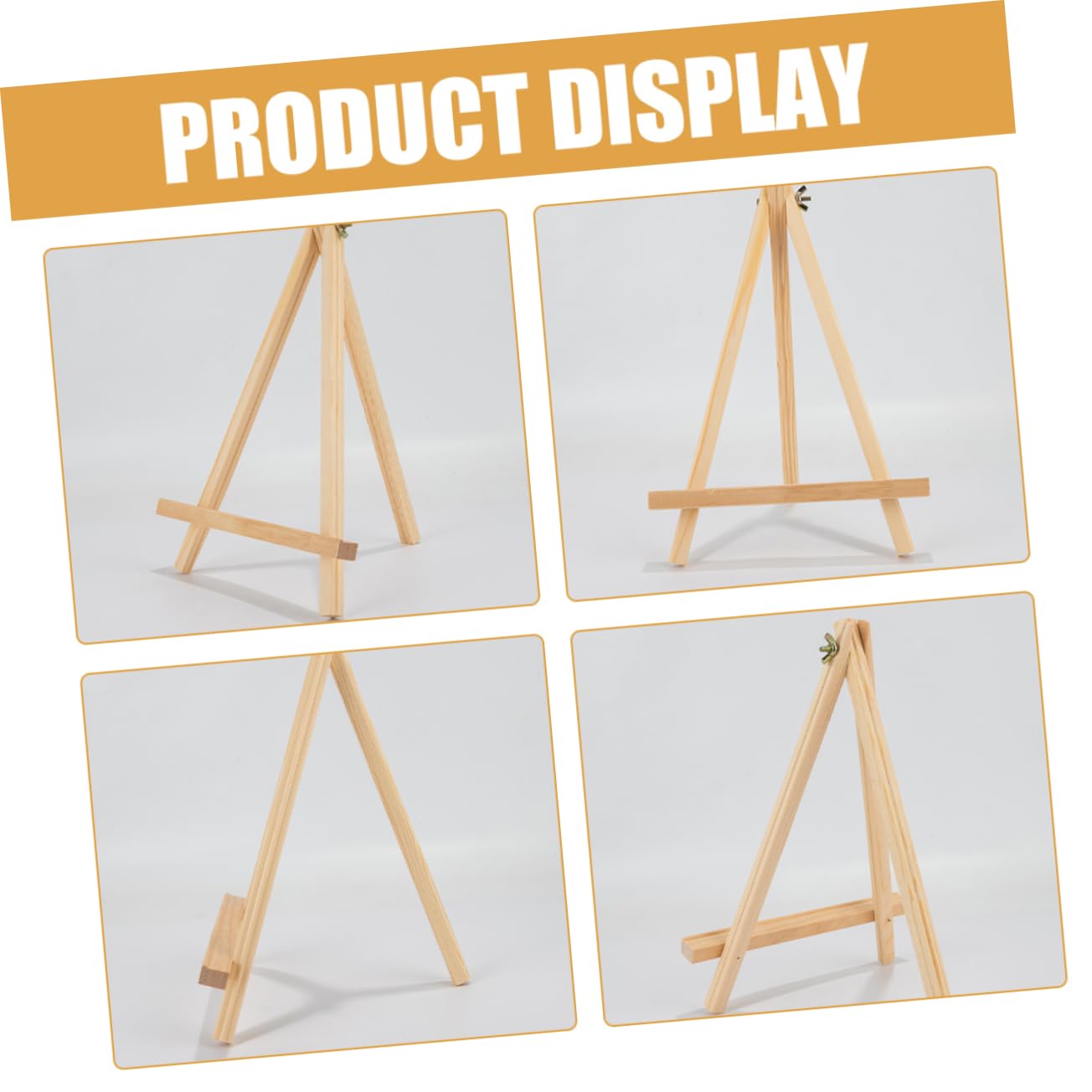 Operitacx 8pezzi Cavalletto Legno Per Pittura Supporto Da Tavolo Per Artisti e Ragazzo Ragazza Per Mostre e Attività Creative