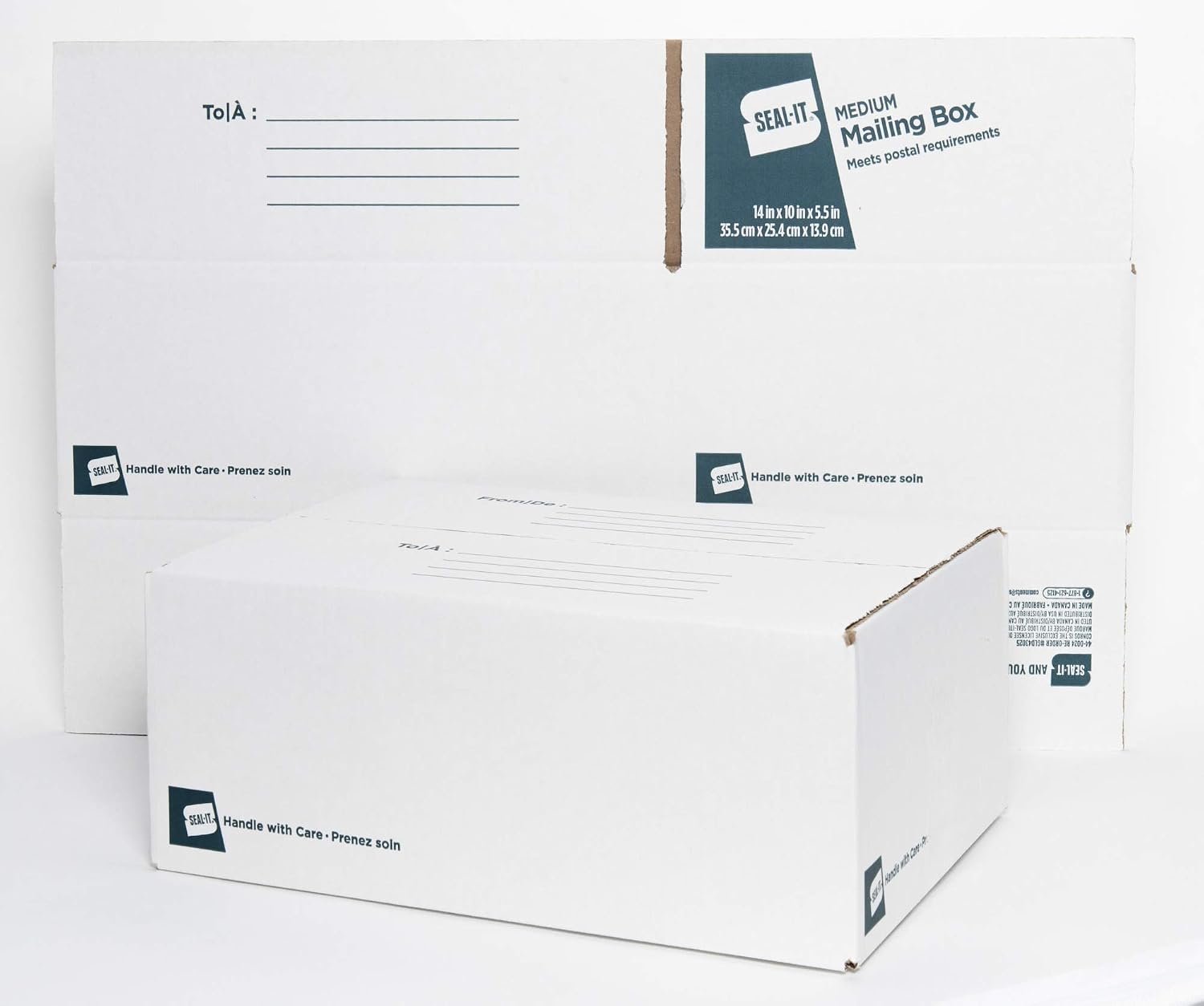 Seal-It Medium Mailing Box, 14 x 10 x 5.5 Inches, 25 Pack