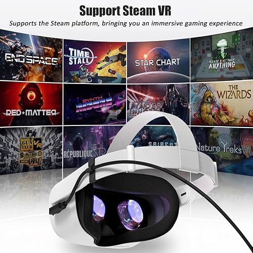 Miniatura 7 de ukiism Cable de enlace Oculus Quest 2 de 16 pies, cable de auriculares VR Link para Oculus Quest 2 Quest 1 y PCSteam VR, cable USB 3.0 a USB C