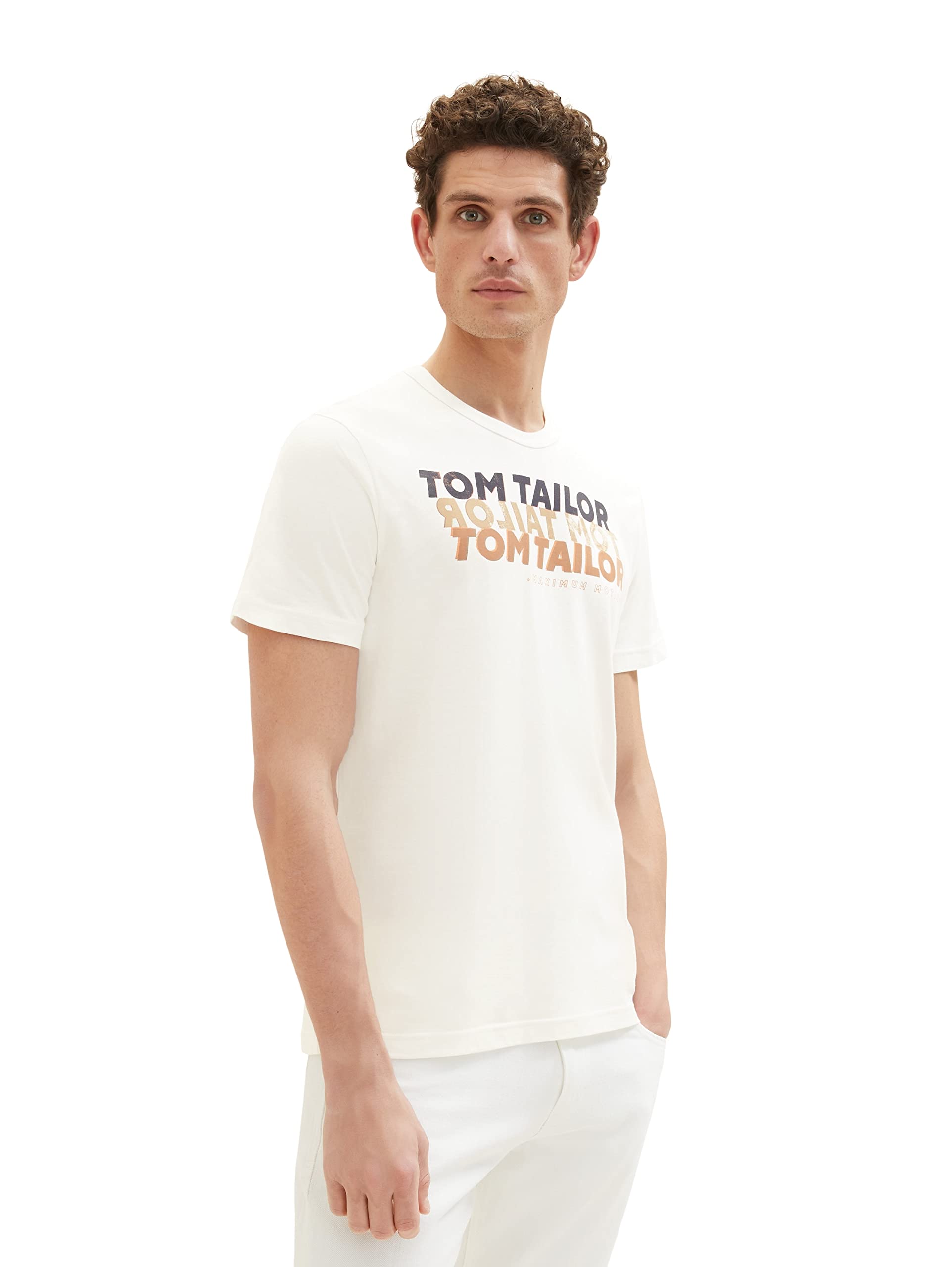 TOM TAILOR Herren T-Shirt mit Print