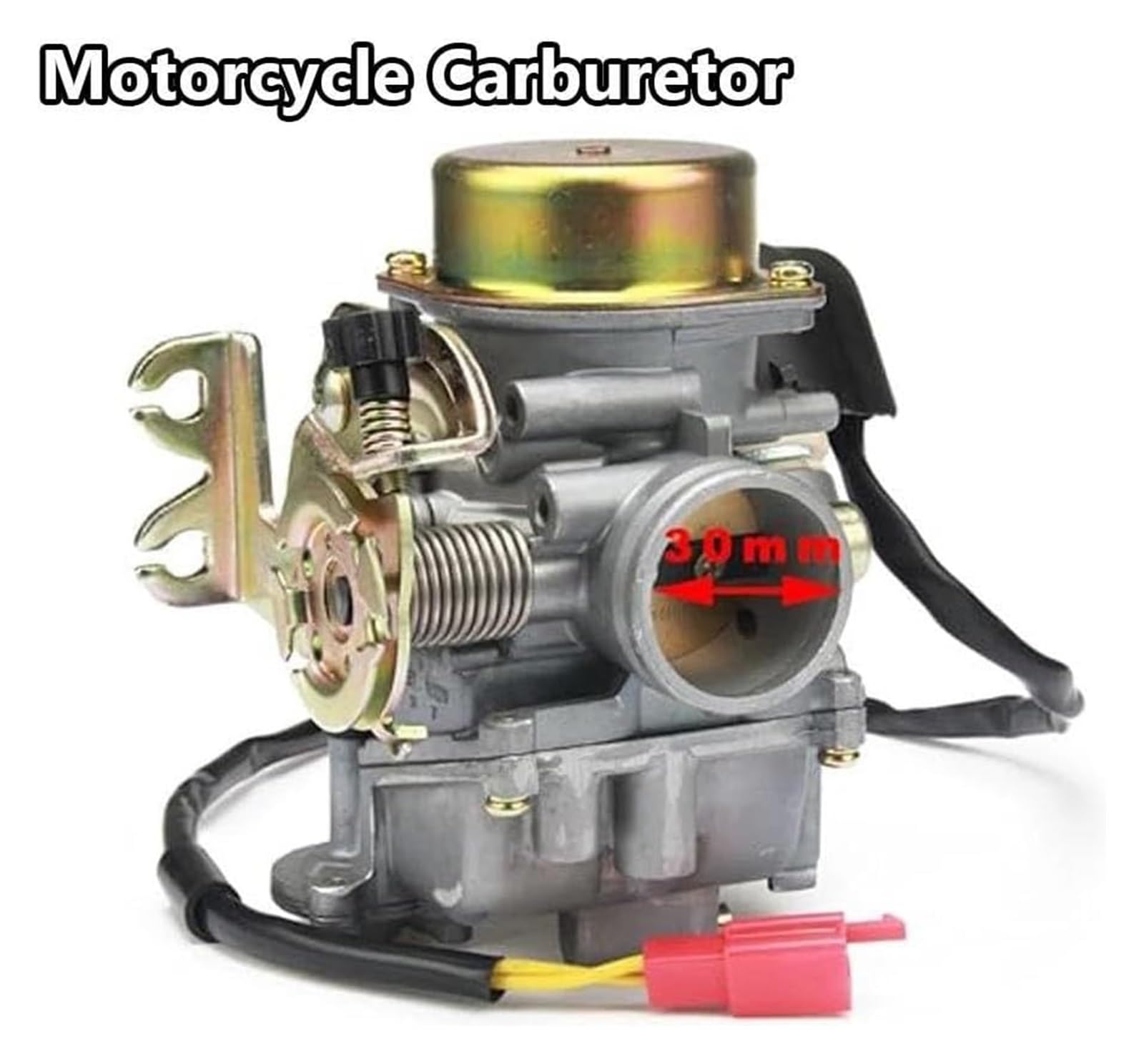 per Scooter ATV UTV GY6 150CC 200CC 250CC CVK30 30MM Carburatore per Moto da Strada Bicicletta Fuoristrada Carburatore Motore