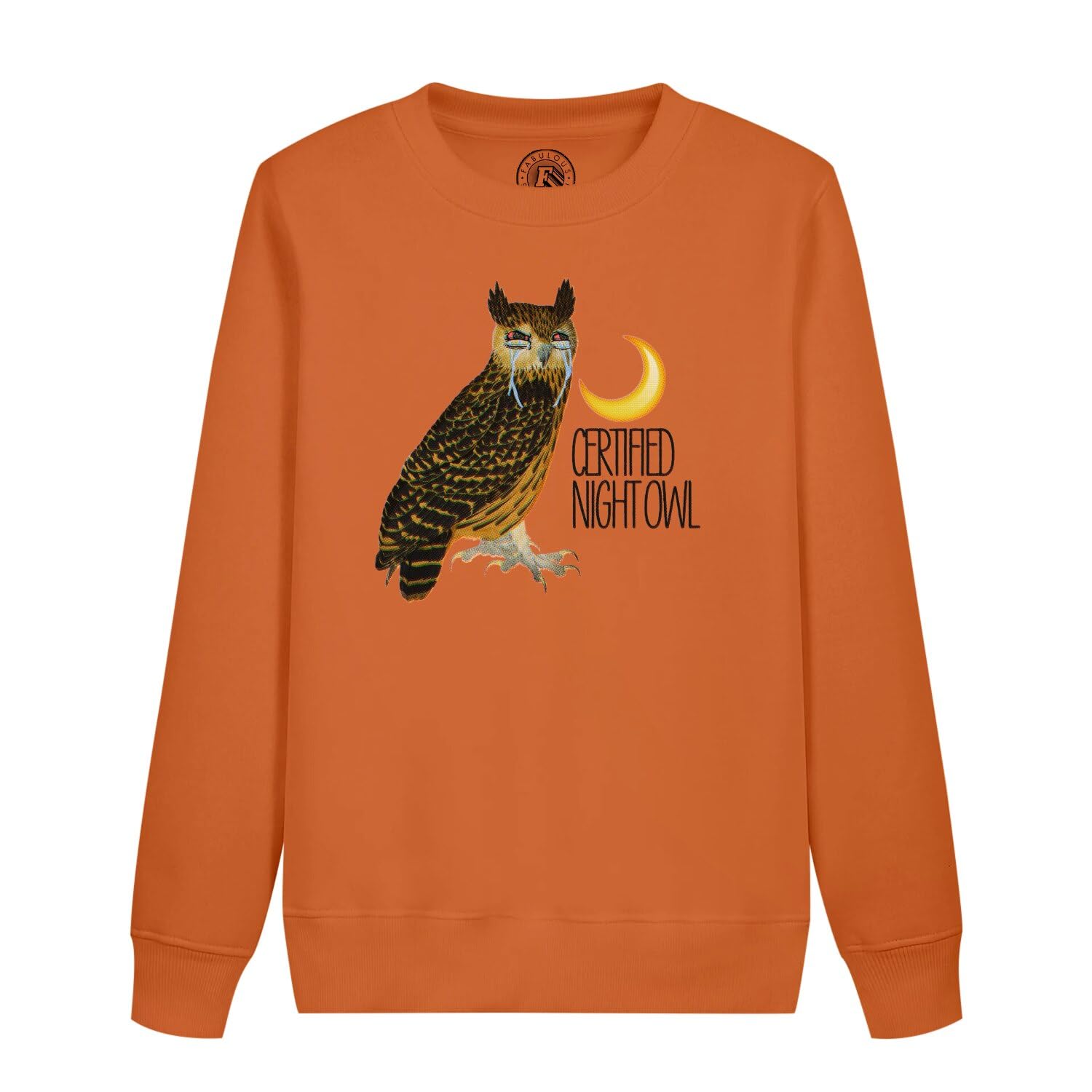 Sweatshirt enfant oiseau de nuit un cadeau original avec dessin
