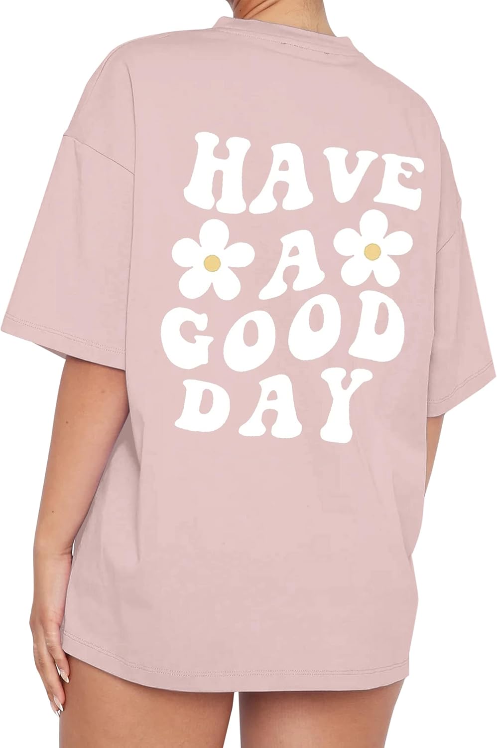 Meladyan Women’s Oversize Graphic Printed T-Shirts...