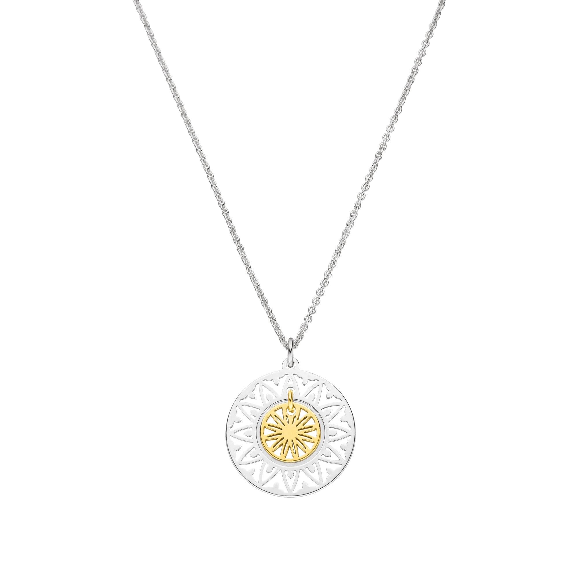 Sonne Anhänger Halskette 925 Silber Sonnenanhänger Geschenk Frauen