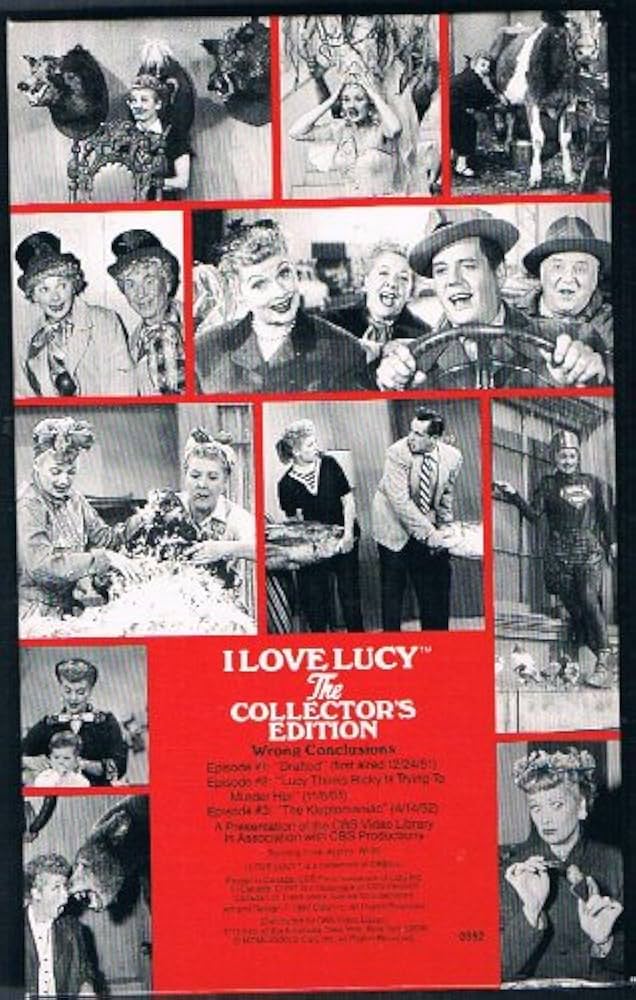 I Love Lucy - Collector's Edition - VHS: CBS Video Library