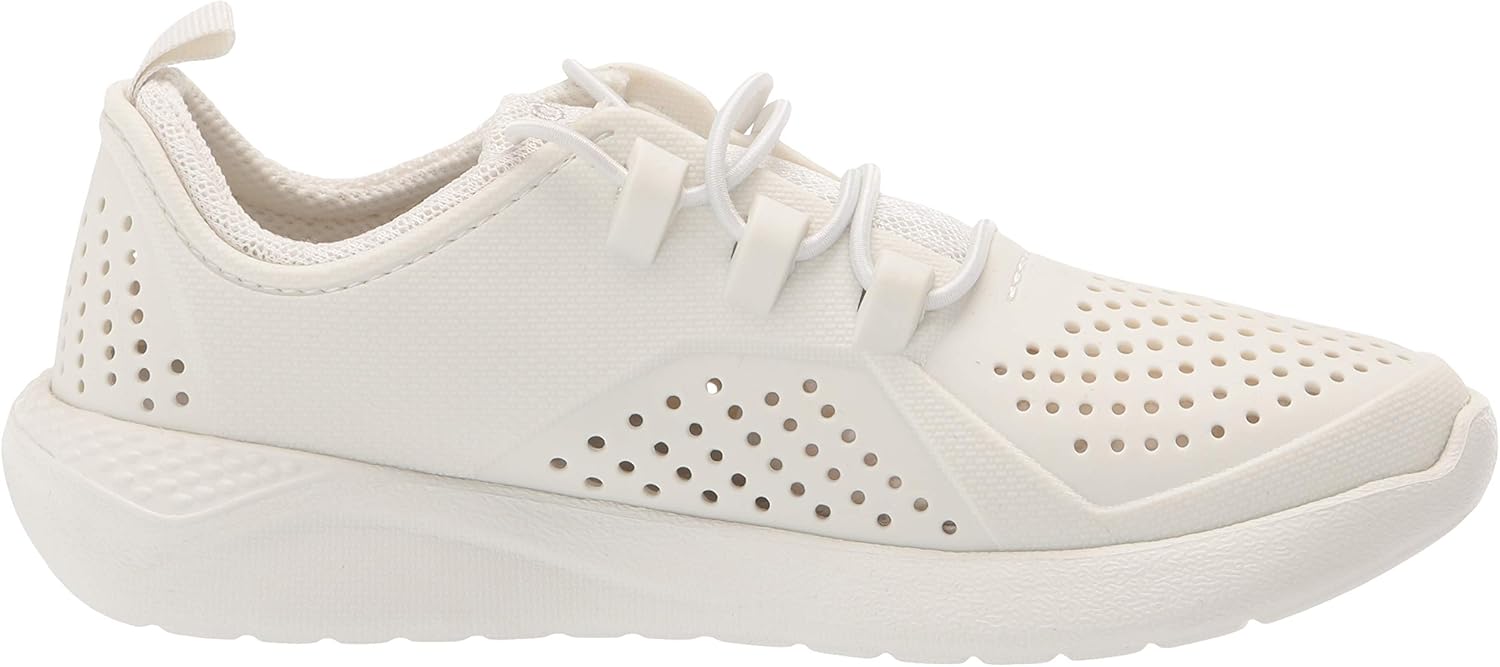 | Crocs Kids' LiteRide Pacer Sneaker, Almost White, 13 Little Kid | Clogs & Mules
