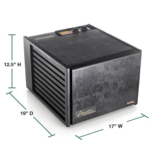 Vista 63 de Excalibur Deshidratador de alimentos de la serie Select de 10 bandejas para carne seca, frutas, verduras, hierbas, golosinas para mascotas, acero